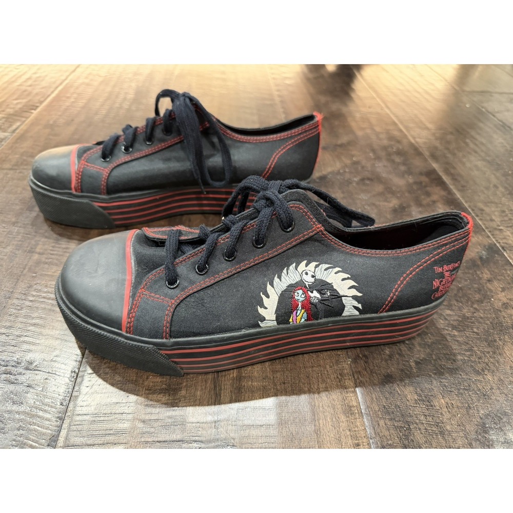 Nightmare Before Christmas Shoes‎ Size 11 Canvas Comfort EUC